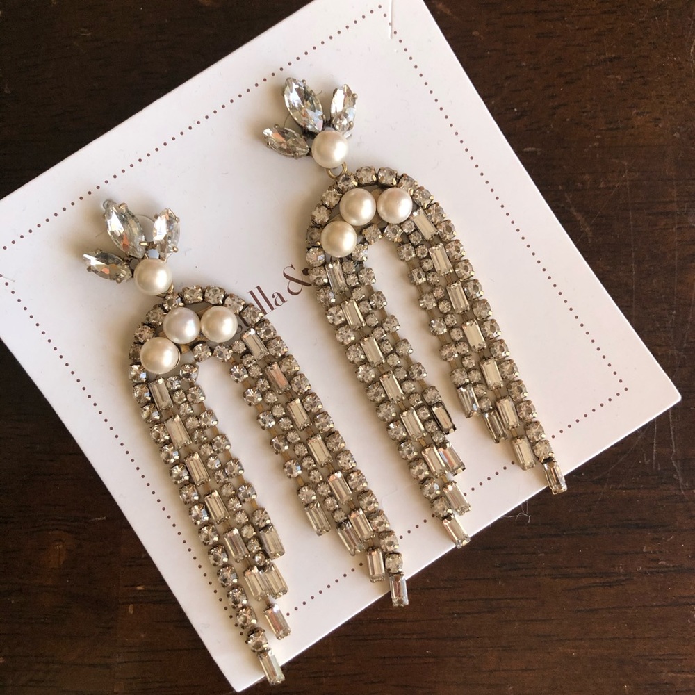 Crystal Waterfall Earrings
